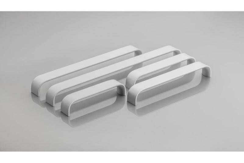 Aluminium handgreep 347 C=128 mm aluminium 1208965442 - Set van 5