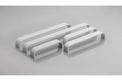 Aluminium handle 347 C=160mm aluminium