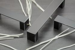 Aluminium handle ARES C=320mm black