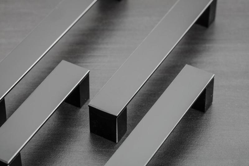 Aluminium handgreep ARES C=320 mm zwart 1208965478 - Set van 2