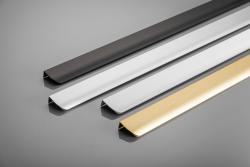 Aluminium handle HEXA C=96 mm black matt 1208965551 - Set of 7