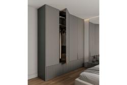 Aluminium handle HEXA C=96 mm light brushed gold