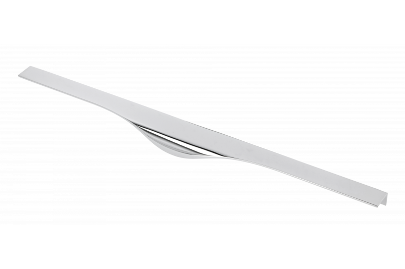 Aluminium handgreep PICADO C=256/296/18 mm, verchroomd 1208965630 - Set van 3