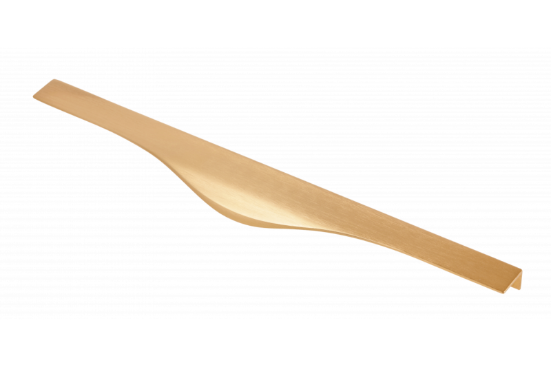 Aluminium handgreep PICADO C=320/396/18 mm, geborsteld goud 1208965642 - Set van 3