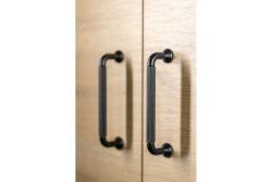 Aluminium handle STRUCTURE C=128 matt black