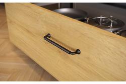 Aluminium handle STRUCTURE C=192 matt black