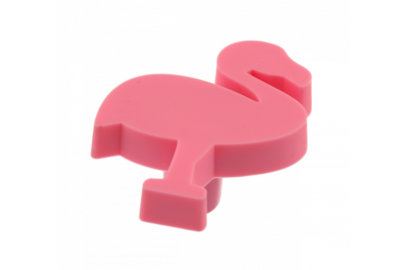Rubberen handvat, vlammend roze, 1208965676 - Set van 9