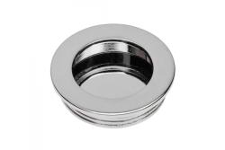 Maniglia a filo Zamak B224 rotonda cromata 1208965706 - Set di 8