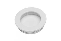 Maniglia a filo Zamak B224 tonda bianca 1208965709 - Set di 8