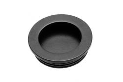 Maniglia a filo Zamak B224 rotonda nera 1208965710 - Set di 8