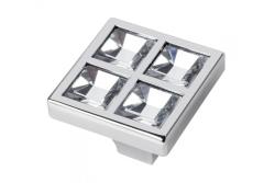 Zamak gomb 02C l=jednopunktowymm króm 1208965724 - Készlet 3