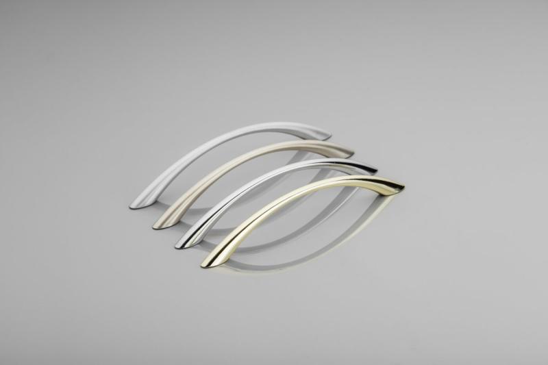 Zamak-handgreep 06 C=128 mm aluminium 1208965733 - Set van 10