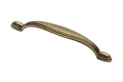 Zamak handle 10 C=96mm antique brass 1208965737 - Set of 19