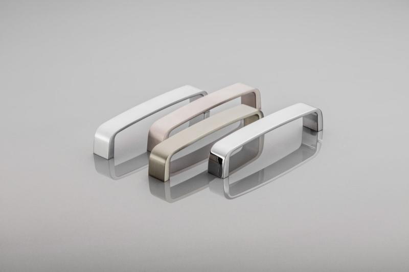 Zamak-handgreep G133 C=128 mm satijn 1208965745 - Set van 5
