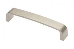 Zamak handle G133 C=128mm brushed steel 1208965747 - Set of 4