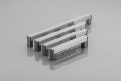 Zamak handle 334 C=160mm brushed steel