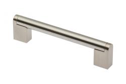Χειρολαβή Zamak 336 C=128mm από βουρτσισμένο ατσάλι 1208965765 - Σετ 5
