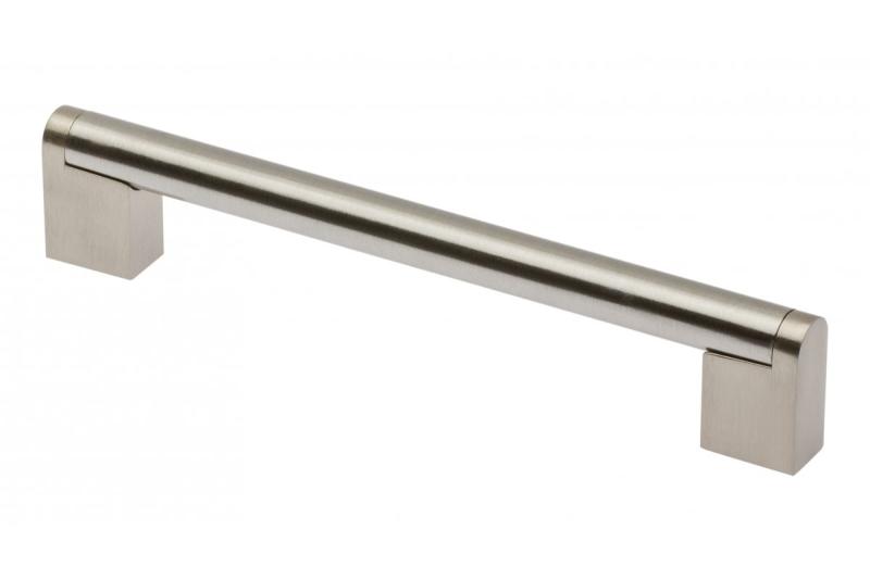 Zamak-handgreep 336 C=192 mm, geborsteld staal 1208965767 - Set van 4
