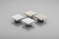 Λαβή Zamak 60x60mm C=32mm χρώμιο 1208965779 - Σετ 3