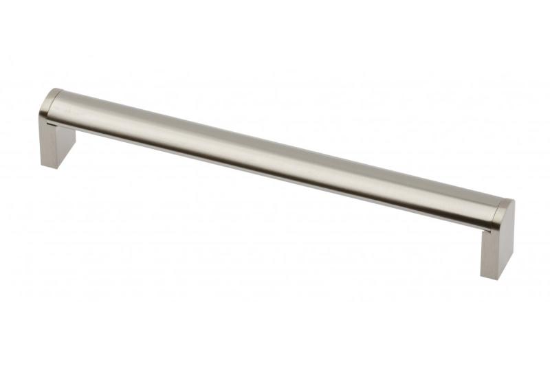 Zamak-handgreep 682 C=192 mm geborsteld staal 1208965785 - Set van 4