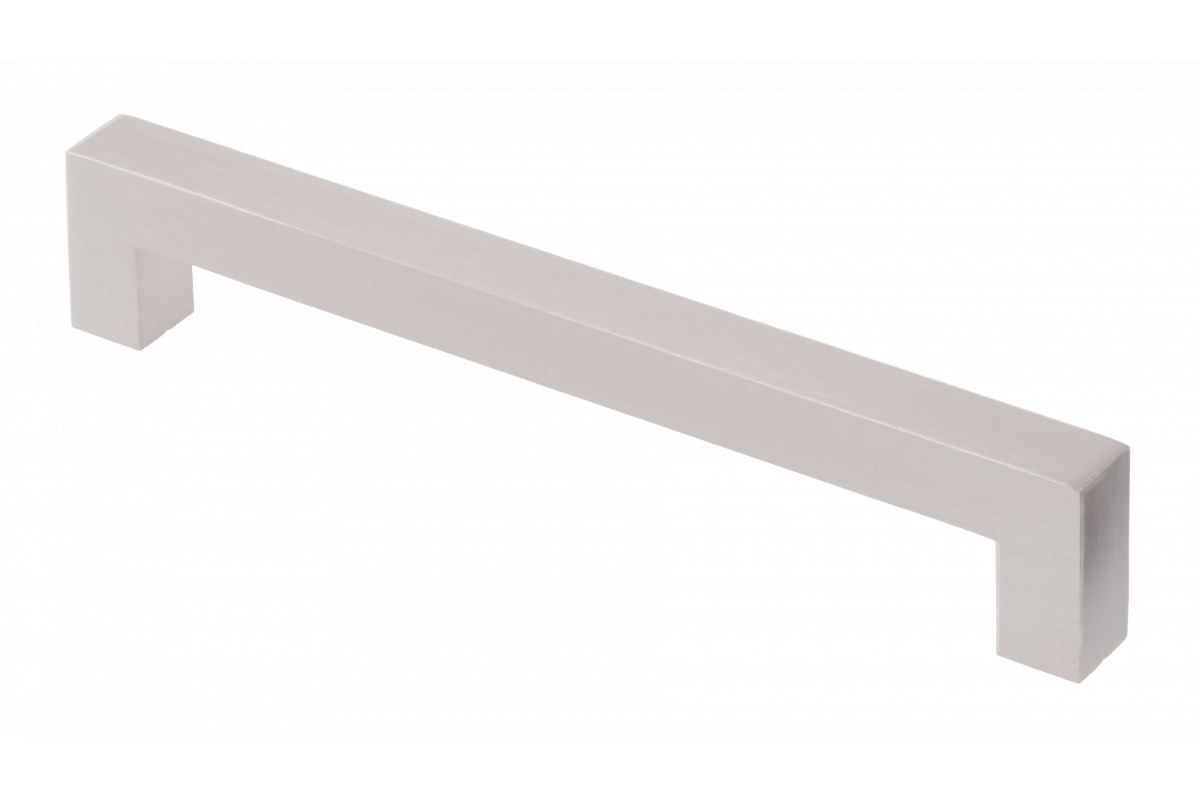 Χειρολαβή Zamak 752 C=160mm από βουρτσισμένο ατσάλι 1208965792 - Σετ 3