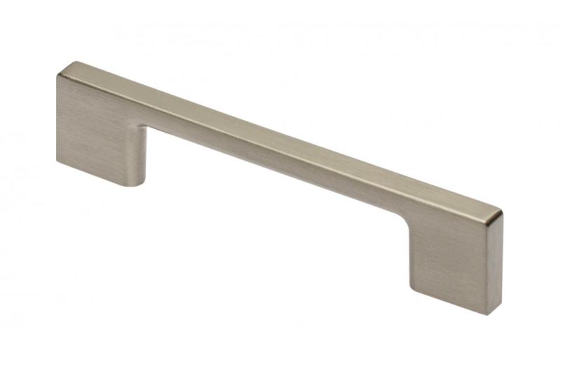 Zamak-handgreep 819 C=96 mm, geborsteld staal 1208965798 - Set van 5