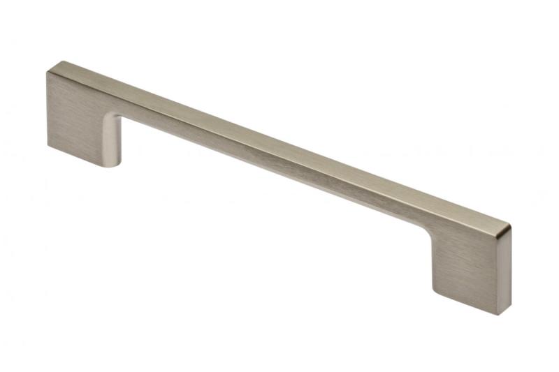 Zamak-handgreep 819 C=128 mm, geborsteld staal 1208965807 - Set van 5