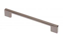 Zamak handle 819 C=160mm black chrome 1208965821 - Set of 4