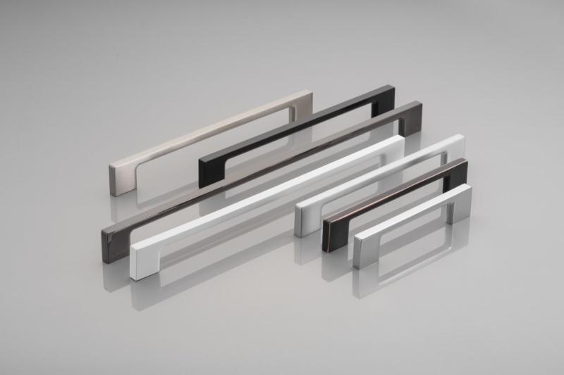 Zamak-handgreep 819 C = 256 mm, verchroomd 1208965837 - Set van 3