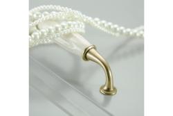 Zamak handle ALATRI C=128mm antique brass