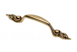 Zamak handle AREZO C=96mm antique brass 1208965871 - Set of 8