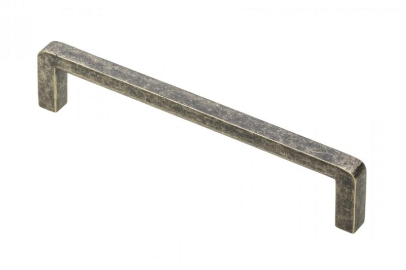 Zamak-greep BAGIO 128 mm, antiek messing 1208965879 - Set van 6