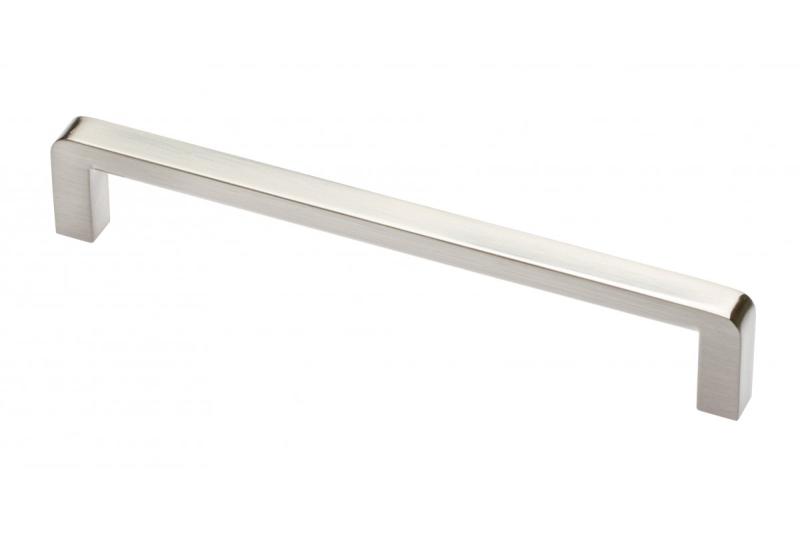 Zamak-handgreep BAGIO C=160 mm geborsteld staal 1208965890 - Set van 4