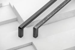 Zamak handle BAGIO C=160 mm black matt