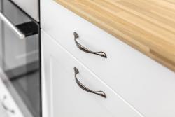 Zamak handle CAMAIO C=128mm black chrome