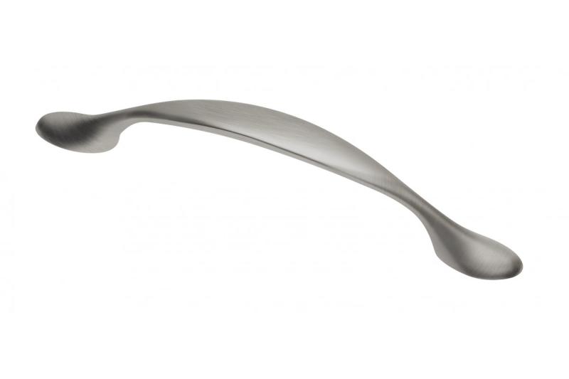 Zamak-handgreep CAMAIO C=96 mm geborsteld staal 1208965932 - Set van 8