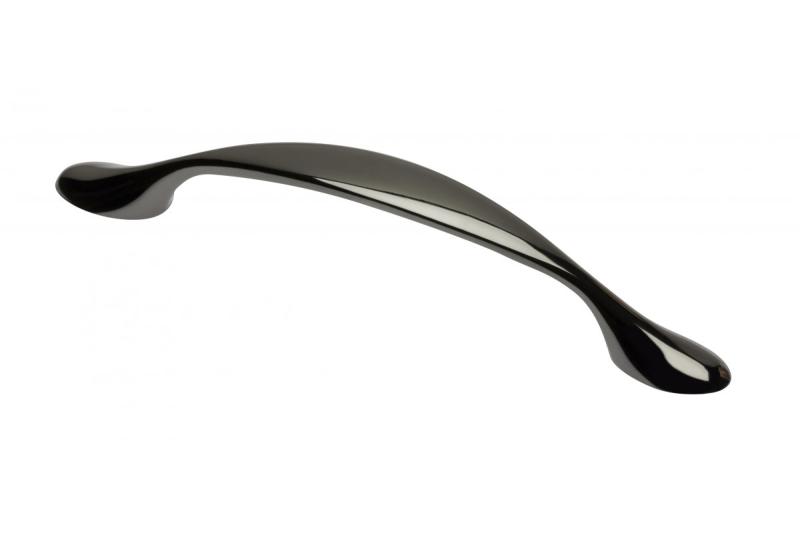 Zamak-handgreep CAMAIO C=96 mm zwart verchroomd 1208965935 - Set van 8