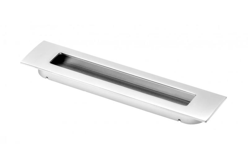 Zamak-handgreep E6 C=128 mm, verchroomd 1208965984 - Set van 3