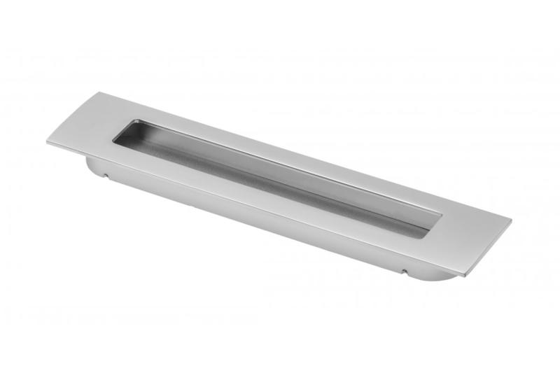 Zamak-handgreep E6 C=128 mm aluminium 1208965985 - Set van 3