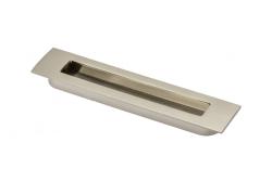 Maniglia Zamak E6 C=128mm acciaio spazzolato 1208965986 - Set di 3