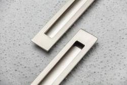 Maniglia Zamak E6 C=160mm alluminio 1208965988 - Set di 2