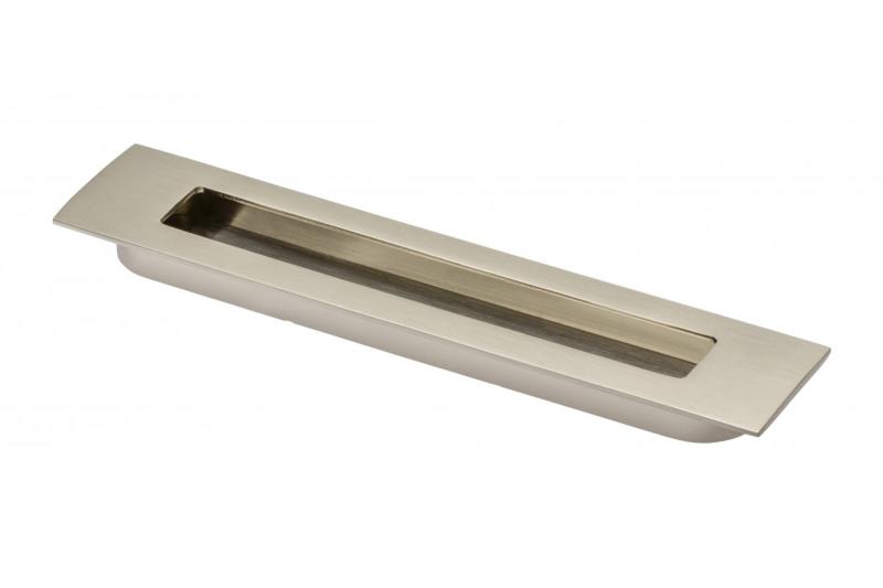 Zamak-handgreep E6 C=160 mm, geborsteld staal 1208965989 - Set van 3
