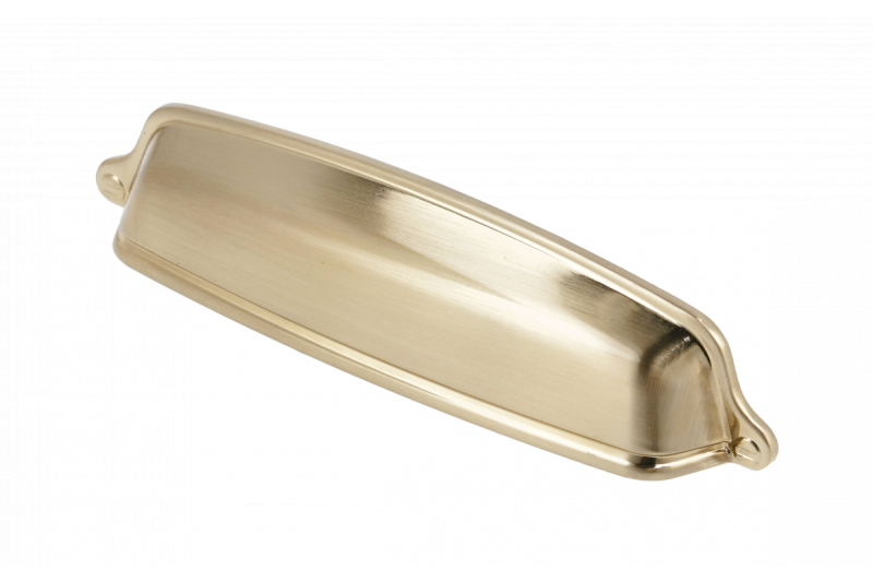 Zamak-handgreep EVER C = 128 mm champagne 1208965994 - Set van 4