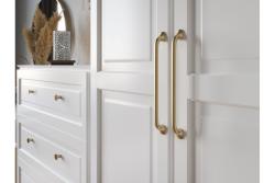 Fabricio C=128 mm brushed gold