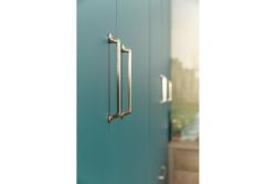 Fabricio C=128 mm brushed gold