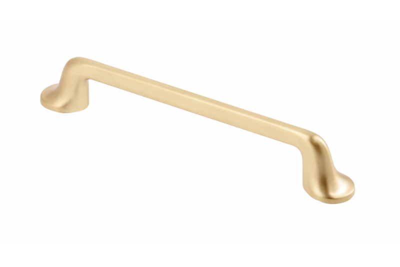 Fabricio C=128 mm geborsteld goud 1208965996 - Set van 4