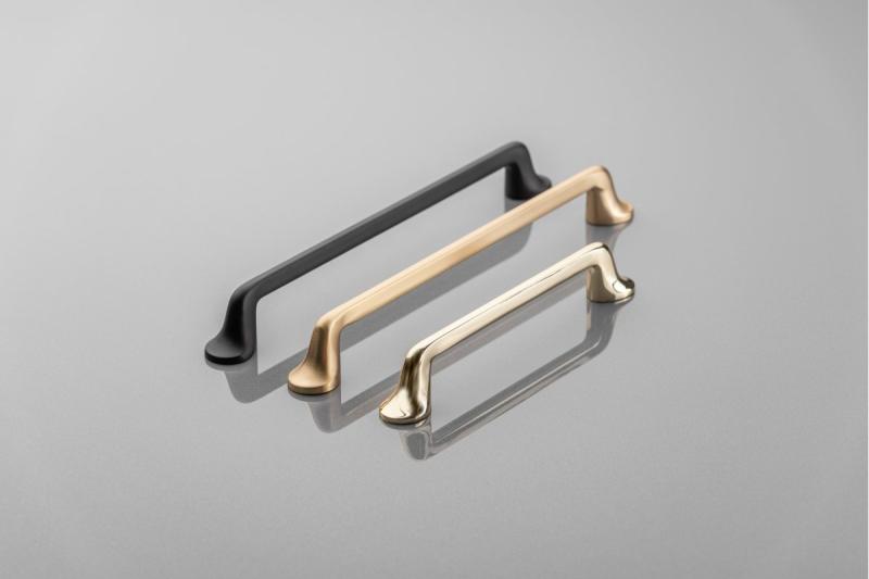 Fabricio C = 192 mm geborsteld goud 1208965999 - Set van 3