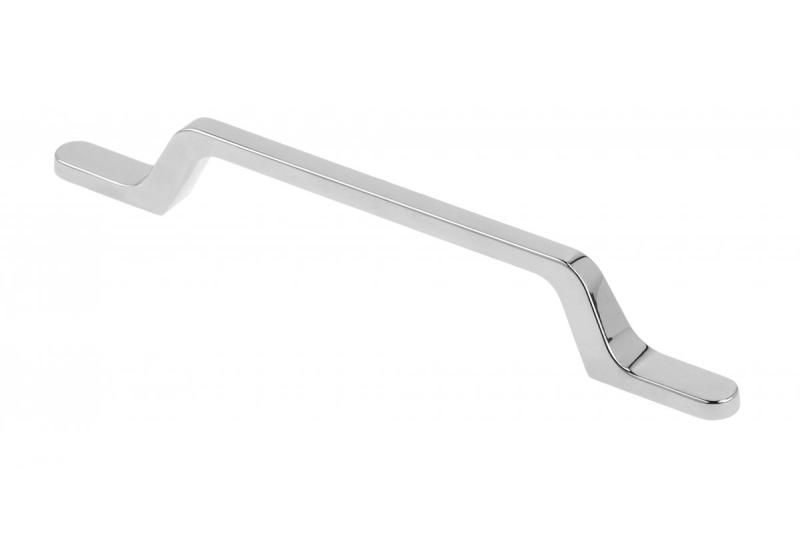 Zamak-handgreep FLAVIO C=160 mm chroom 1208966016 - Set van 4