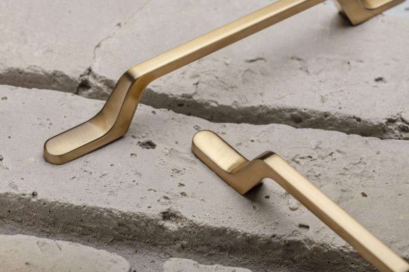 Zamak-handgreep FLAVIO C=160 mm matzwart 1208966020 - Set van 4