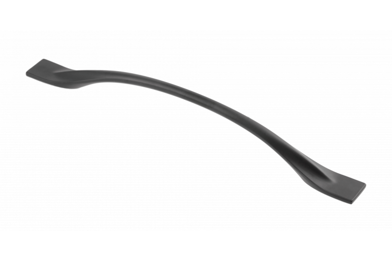 Zamak-handgreep FLOW C = 192 mm, matzwart 1208966038 - Set van 3